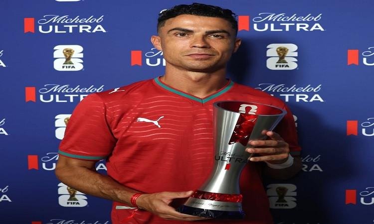رونالدو" يتوج بجائزة أفضل لاعب بمباراة البرتغال وكرواتيا بالمونديال